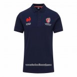 Camiseta Polo Francia Rugby 2023 World Cup Azul