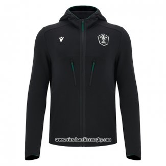 Sudaderas con Capucha Gales Rugby 2026 Negro