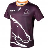 Camiseta Brisbane Broncos Rugby 2024 Entrenamiento
