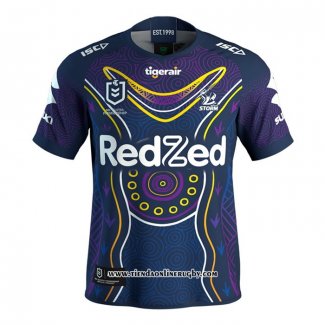 Camiseta Melbourne Storm Rugby 2021 Indigena