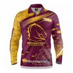 Camiseta NRL Brisbane Broncos Rugby 2022 Fish Finder
