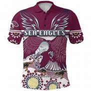 Camiseta Polo Manly Warringah Sea Eagles Rugby 2021 Indigena