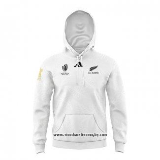 Sudaderas con Capucha All Black Rugby 2023 Blanco
