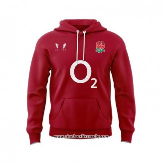Sudaderas con Capucha Inglaterra Rugby 2025 Rojo