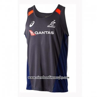 Tank Top Australia Rugby 2018-2019 Negro