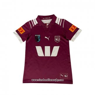 Camiseta Ninos Queensland Maroons Rugby 2025 Local