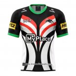 Camiseta Penrith Panthers Rugby 2025 Entrenamiento Negro Blanco