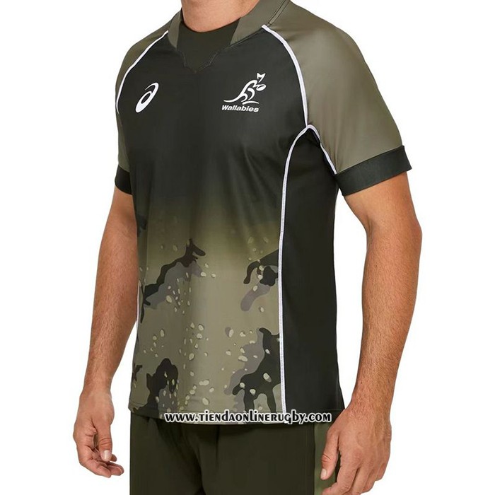 Camiseta Australia Rugby 2021-2022 Entrenamiento