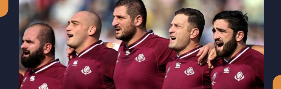 Camiseta Georgia Rugby RWC 2019 Fucsia