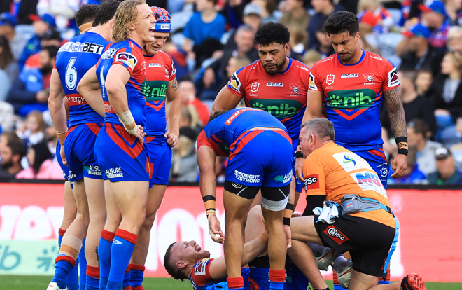 rugby camisetas Newcastle Knights